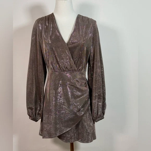 Worn once. Ramy Brook Cooper mini dress. - Picture 1 of 5